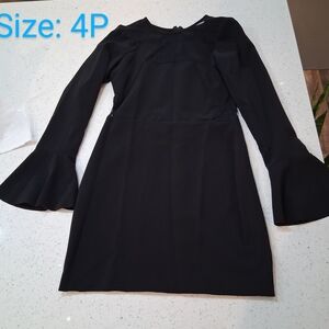 Elegant Black Long Sleeve Dress